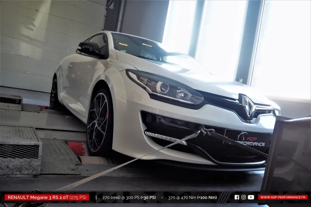 Reprogrammation moteur Nimes - Renault Megane 3 RS 2.0T 275cv - ADP Performance