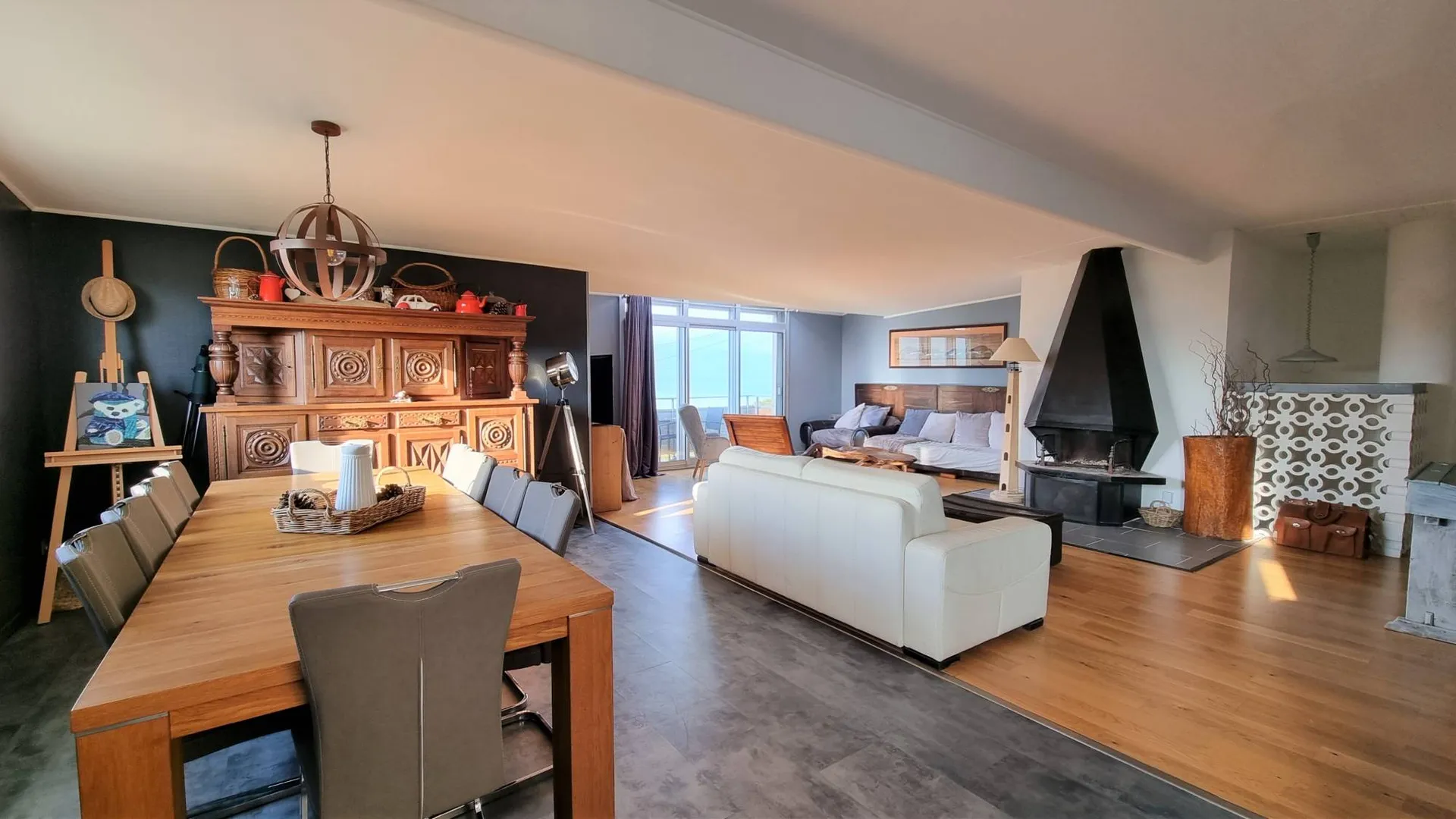 A vendre spacieuse Villa vue mer, 3 chambres, Axe Dieppe 76200 - Penly 76370 - Le Tréport 76470.