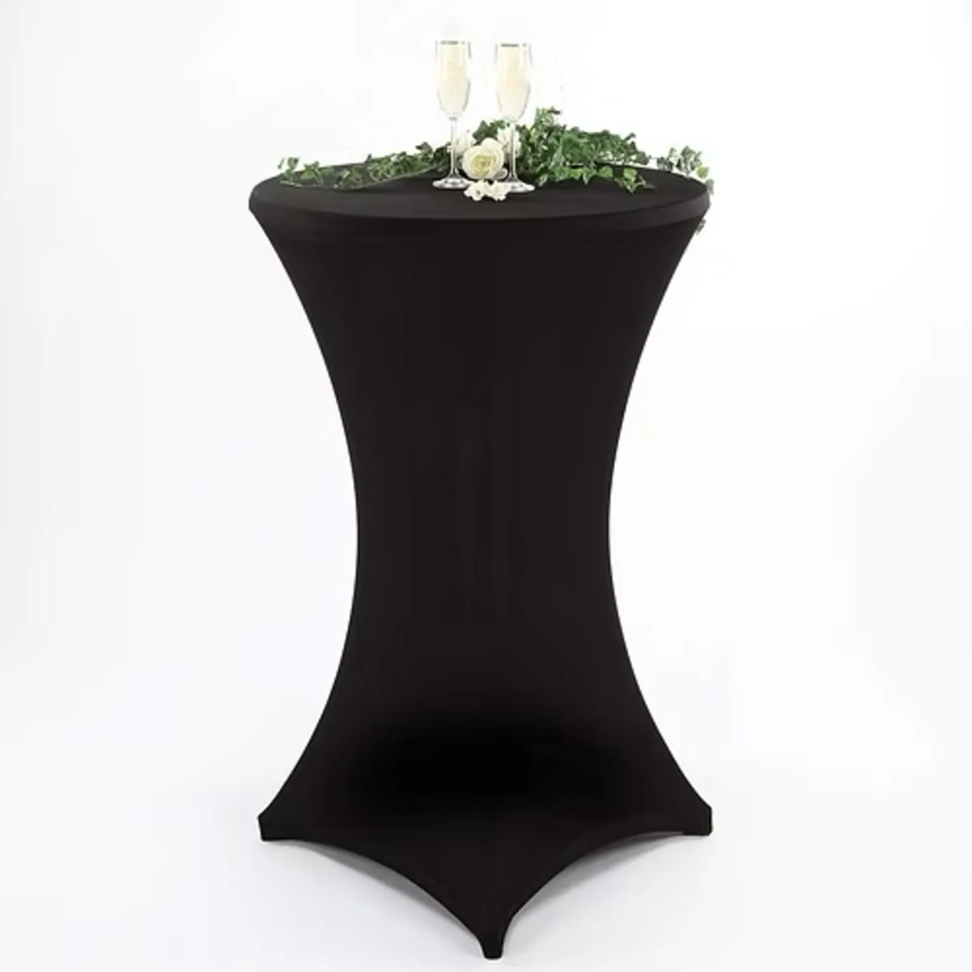 HOUSSE NOIRE DIAM 60CM POUR TABLE MANGE DEBOUT