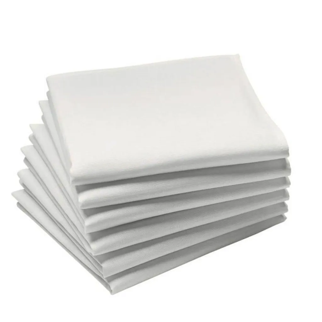 SERVIETTE EN COTON BLANC POUR ANNIVERSAIRE