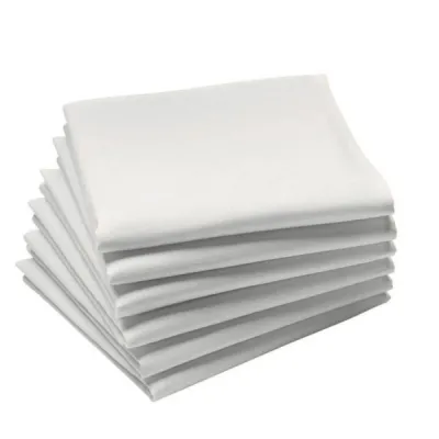 SERVIETTE EN COTON BLANC POUR ANNIVERSAIRE
