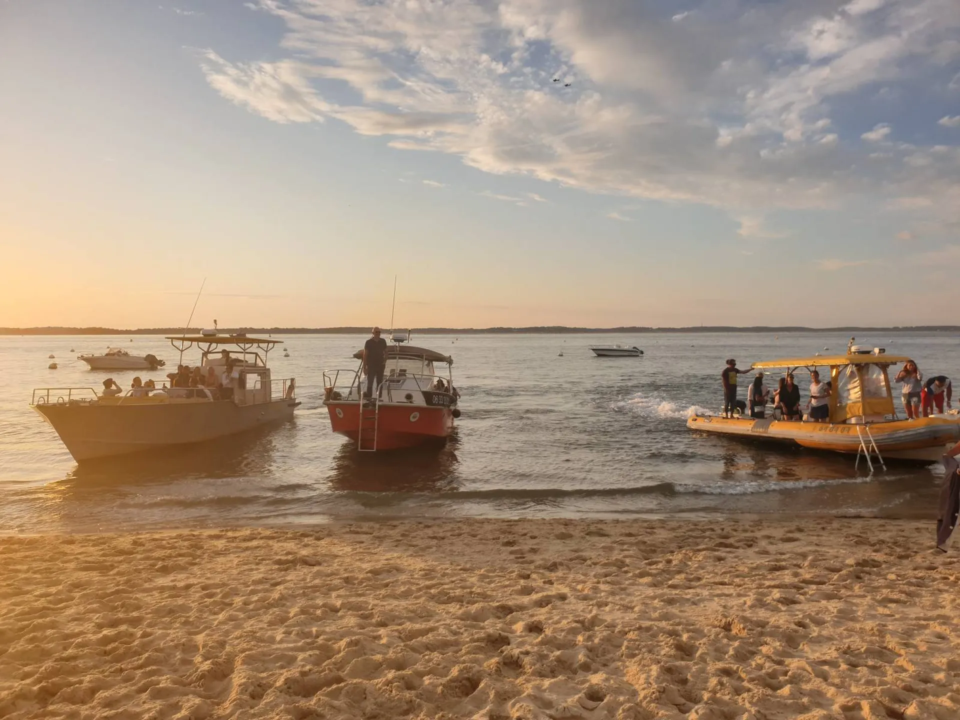 Bateau taxis privatisé sur le bassin d'Arcachon pour un séminaire 