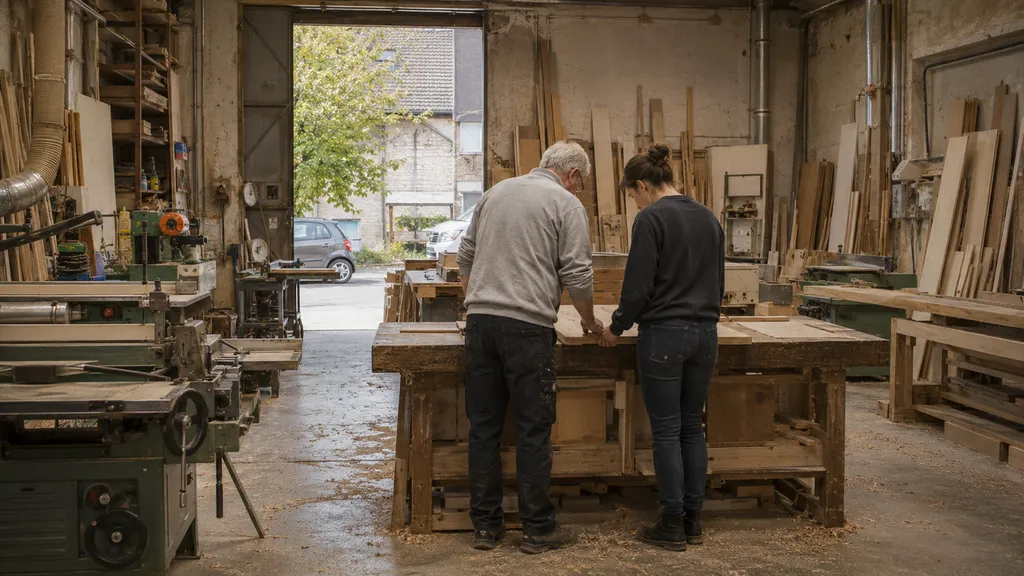 Atelier d'une entreprise familiale à Melun