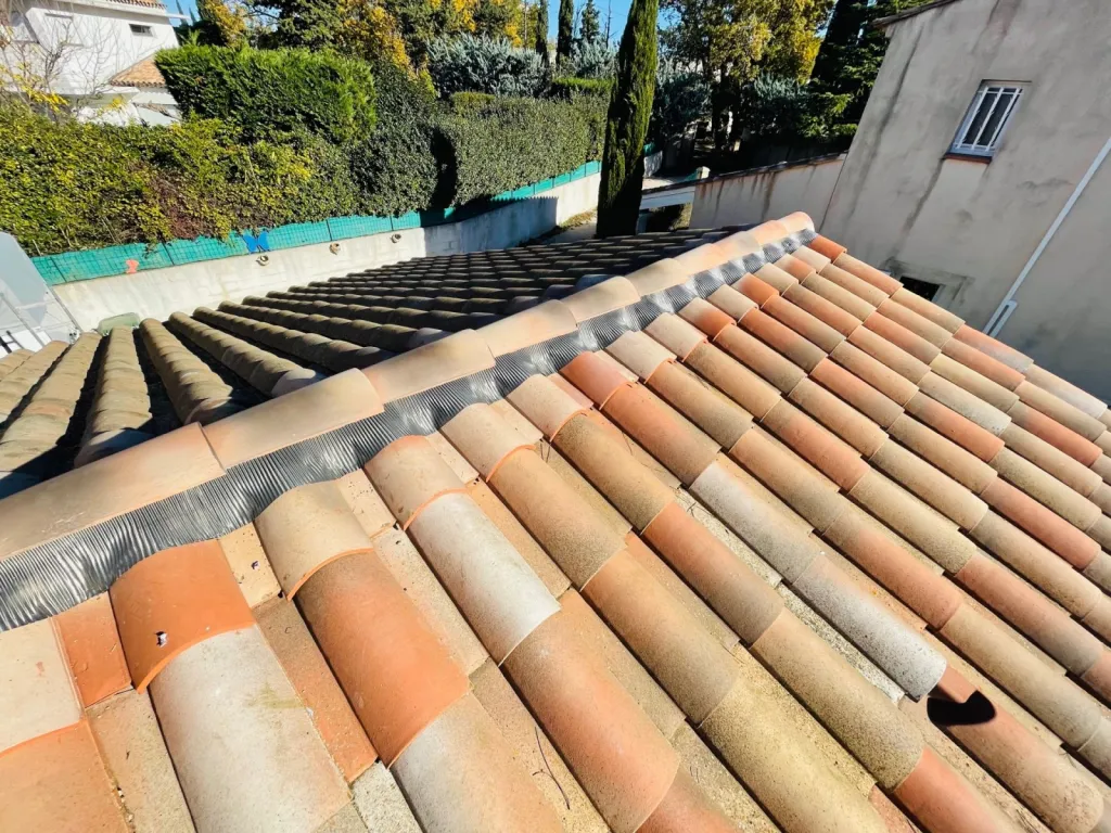 Faitage closoir plomb fini sur aix en provence