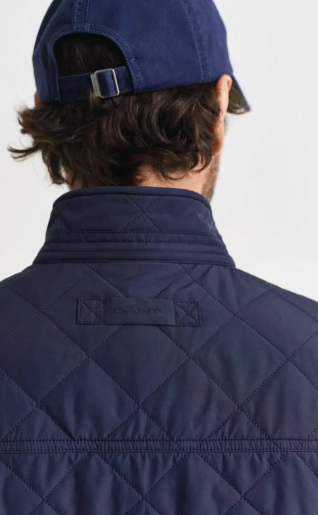 veste Windcheater matelassée GANT Evening blue chez La Suite by Urban Chic à Dieppe 76