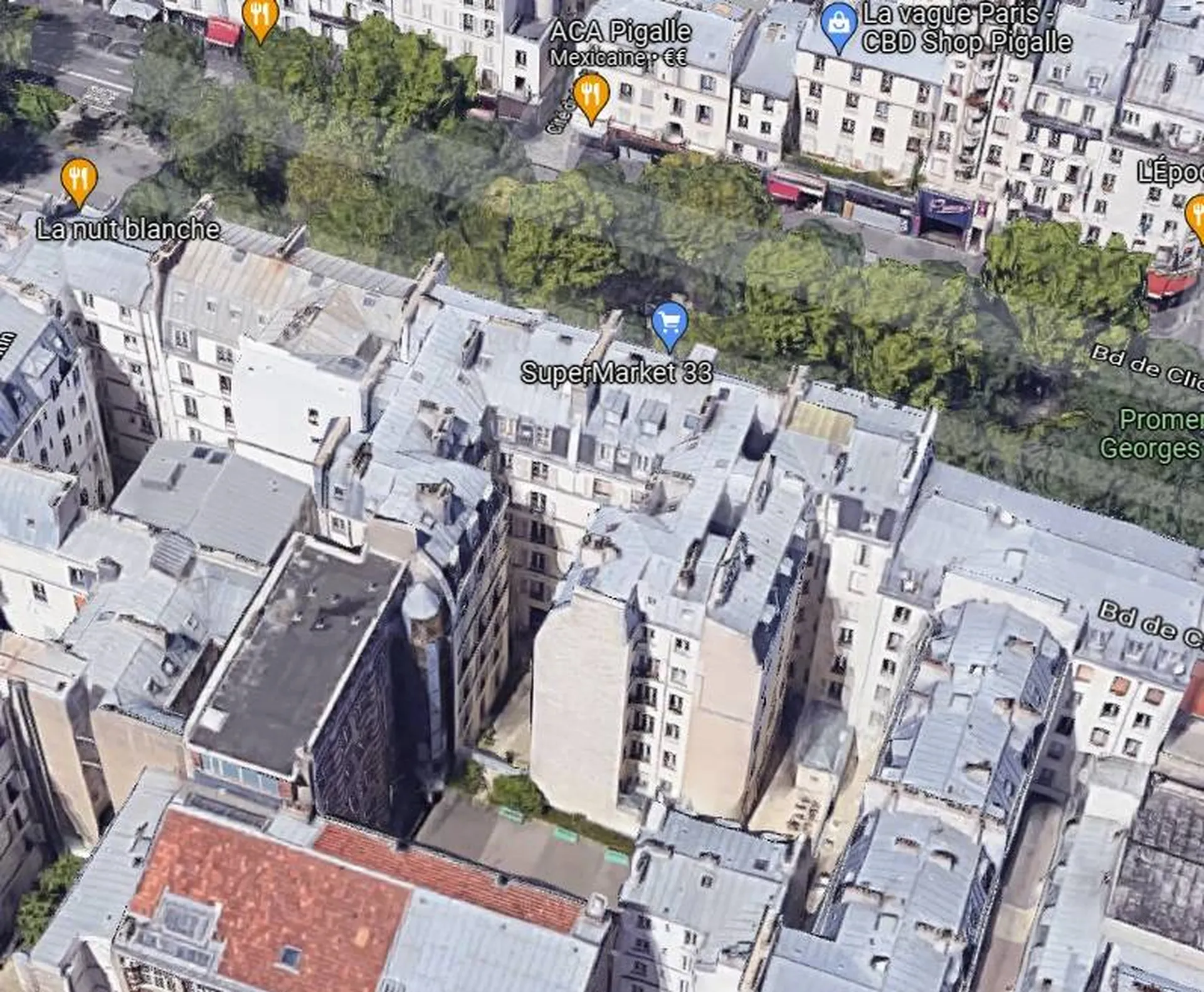 A vendre 3 pièces sur cour à Pigalle Paris 75009