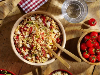  photographe culinaire lyon mise en situation recette riz à la basquaise 