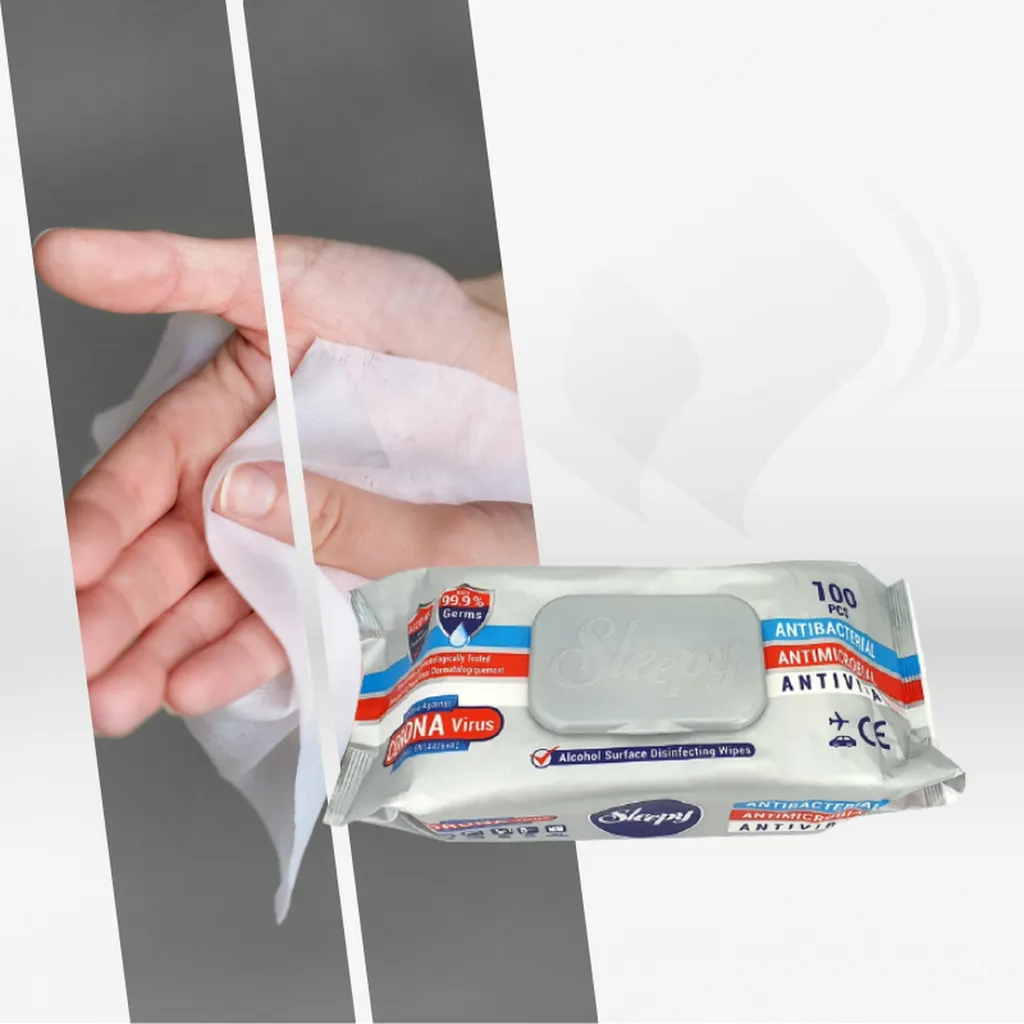 Paquet de 100 lingettes désinfectantes Sleepy