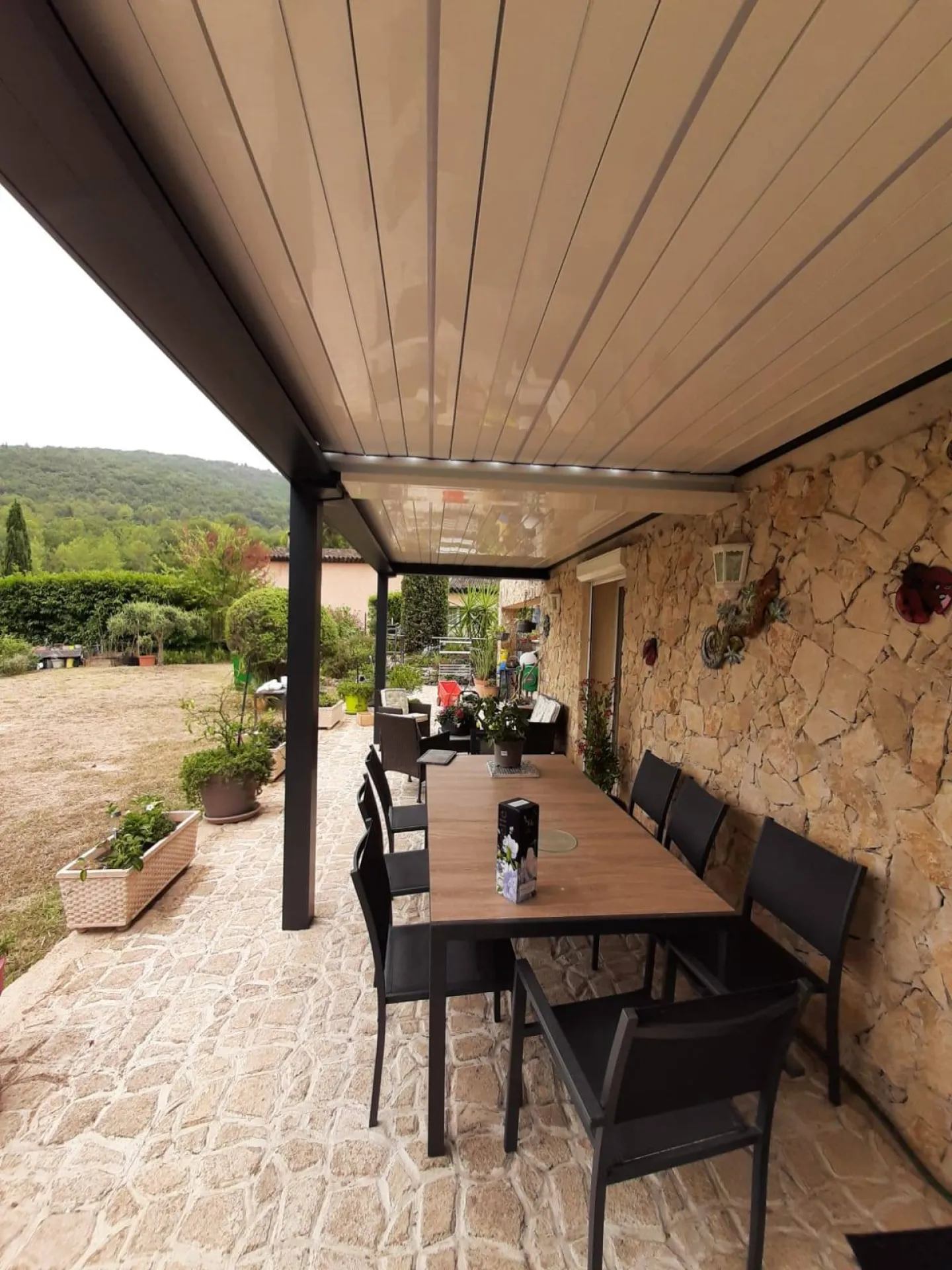 Pergola double adossée Antibes