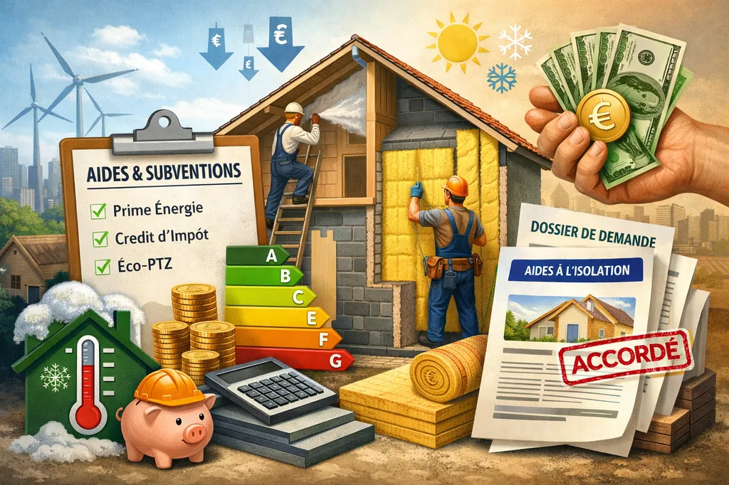 Aides et subventions pour l'isolation de votre logement
