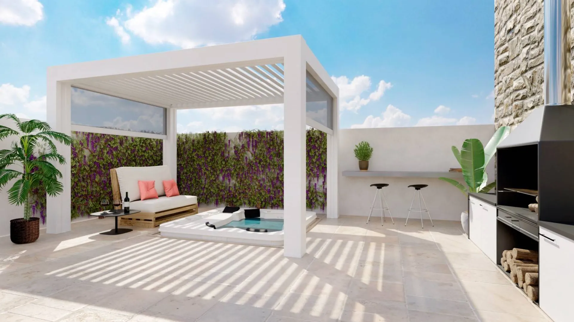 Usimix, votre fabricant installateur VERANDA PERGOLA de l'aire toulonnaise