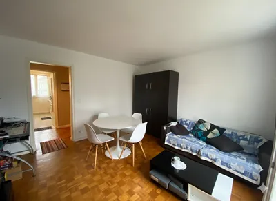 Salon lumineux studio immeuble avec gardien et cave à vendre chez Helix immobilier