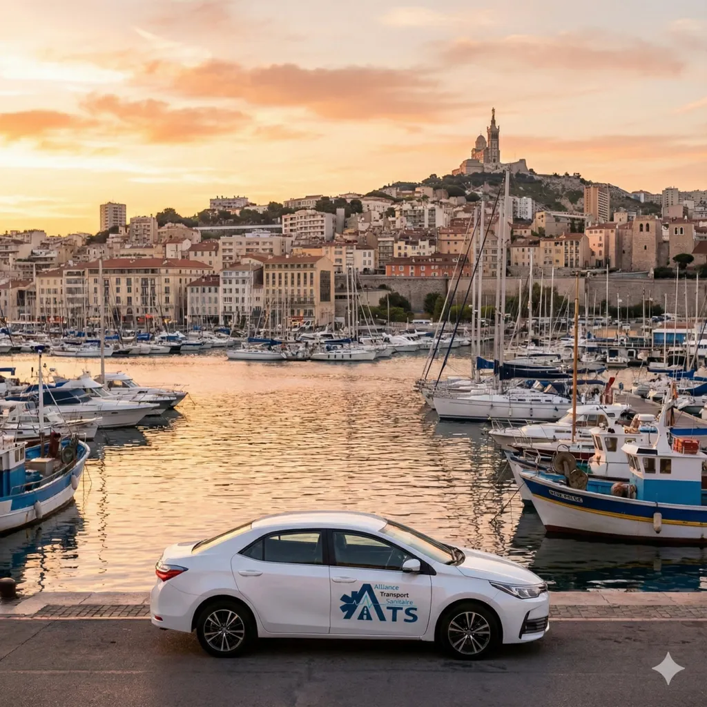 Taxi dialyse Marseille transport médical conventionné CPAM ATS Taxis pour patients hôpital centres dialyse réguliers sécurisés suivis