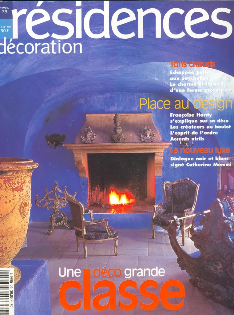 Page de couverture Résidences Décoration demeure réalisée par Sacha HOUANT