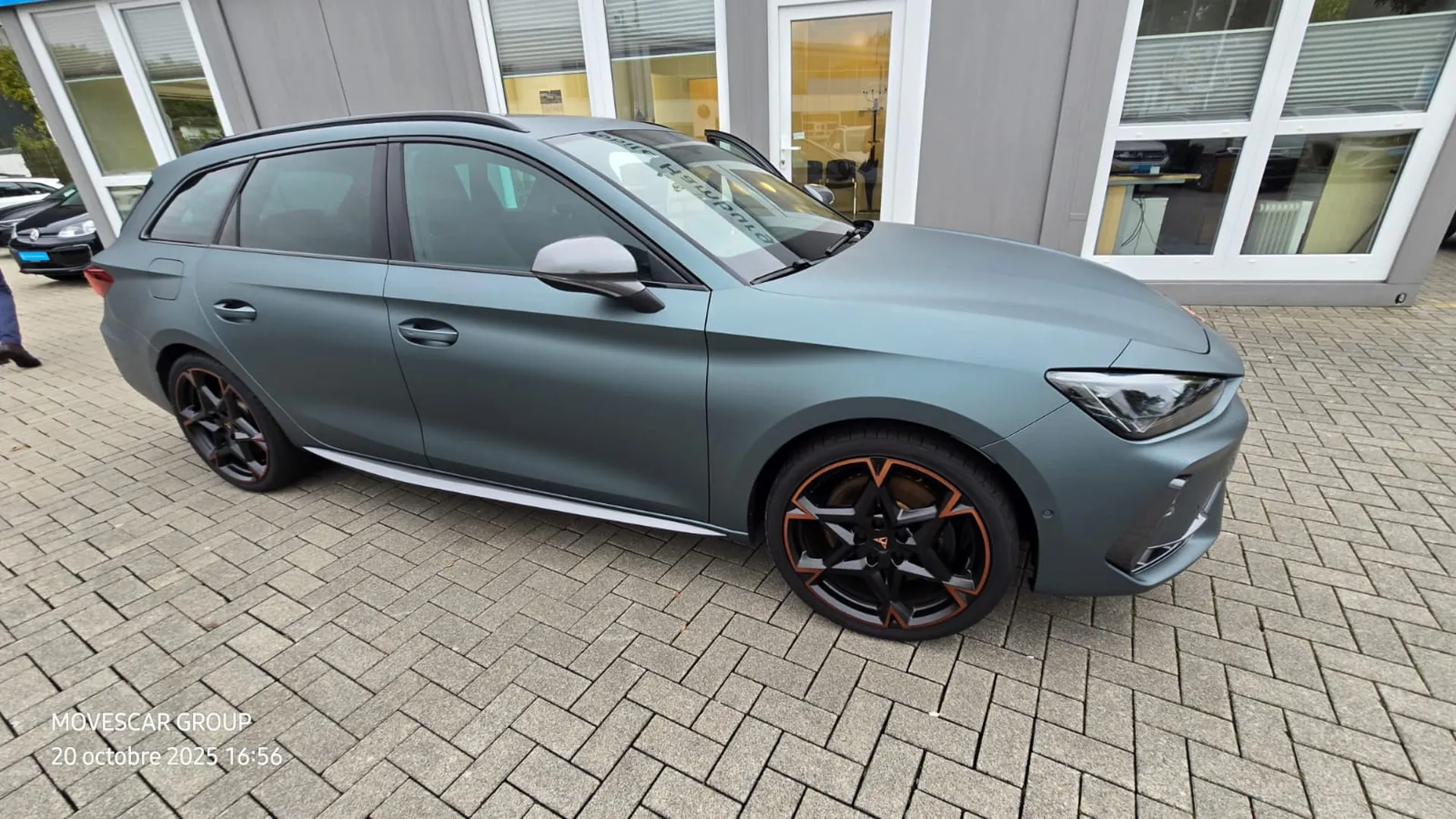 Cupra Leon Sportstourer 2025 occasion Allemagne importée par Asphalte Diffusion Bordeaux, version sportive et bien équipée