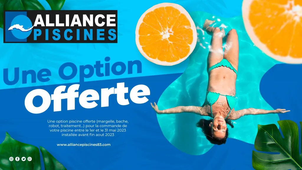 Promo Mai chez alliance piscine, un accessoire offert