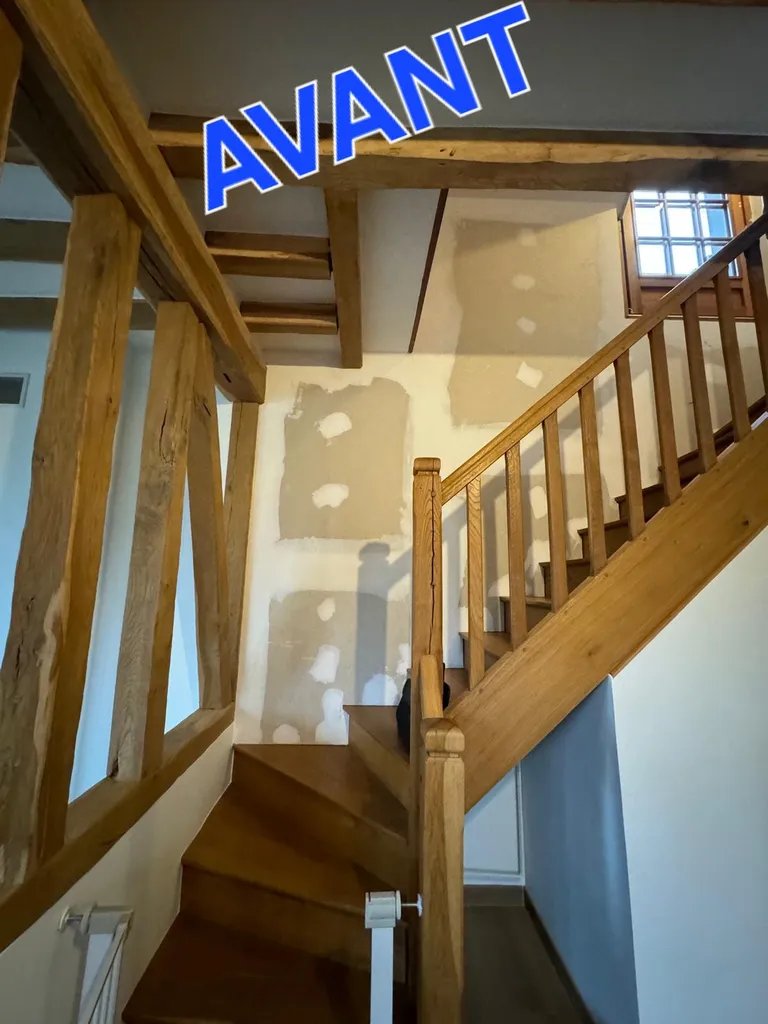 Rénovation enduit airless, peinture murs, plafonds et poutres entre ELBEUF ET ROUEN 