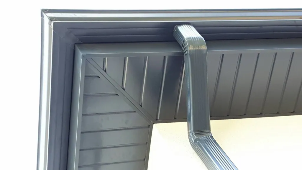 SOUS FACE ALUMINIUM COULEUR ARDOISE