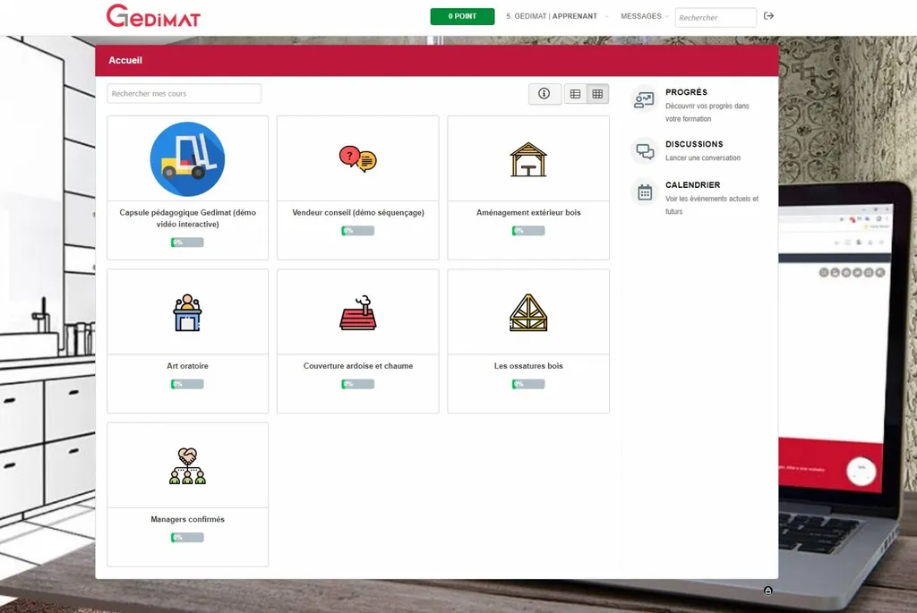 démonstration de la plateforme LMS ineo, illimité, simple et complète