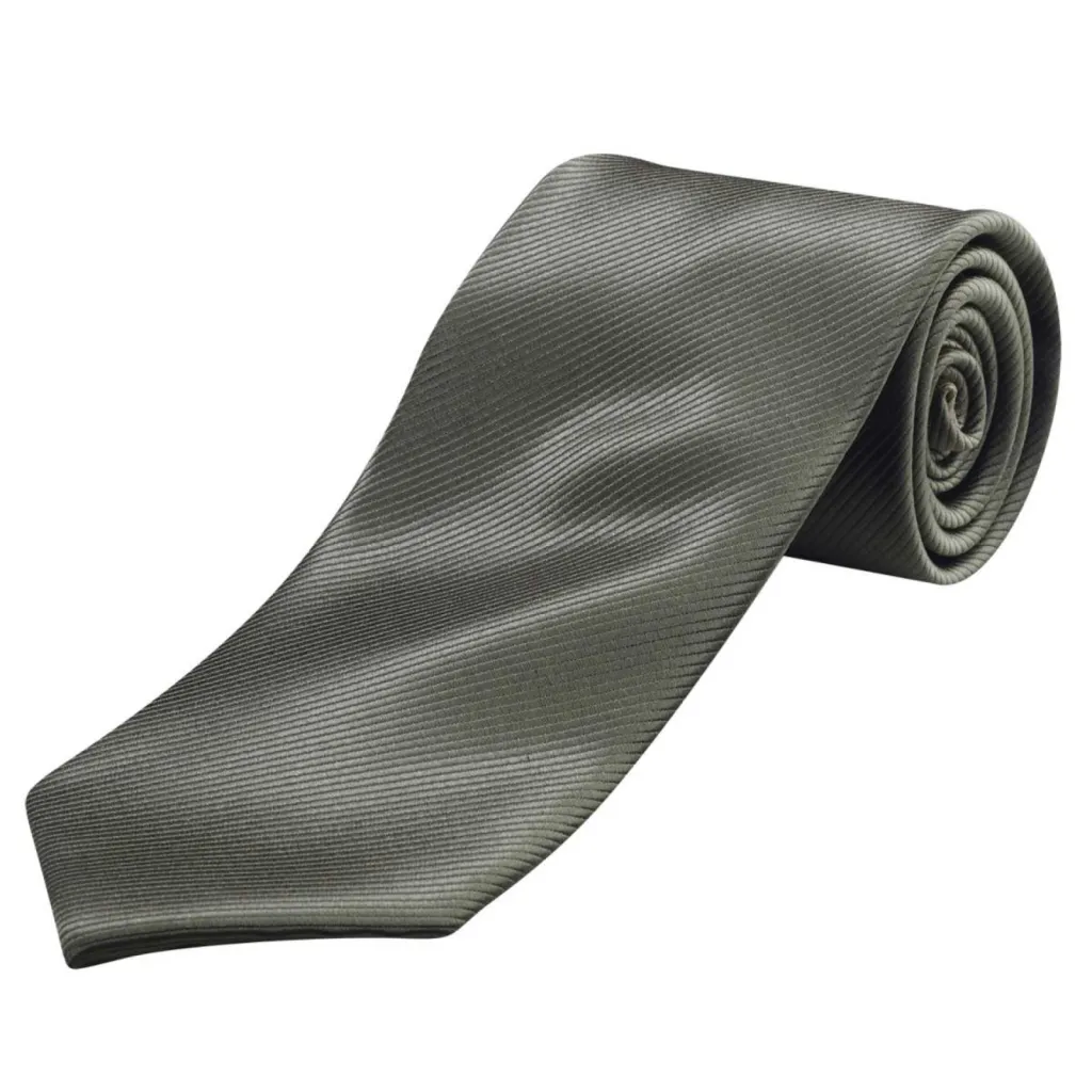 cravate e-commerce POLYESTER VERT KAKI