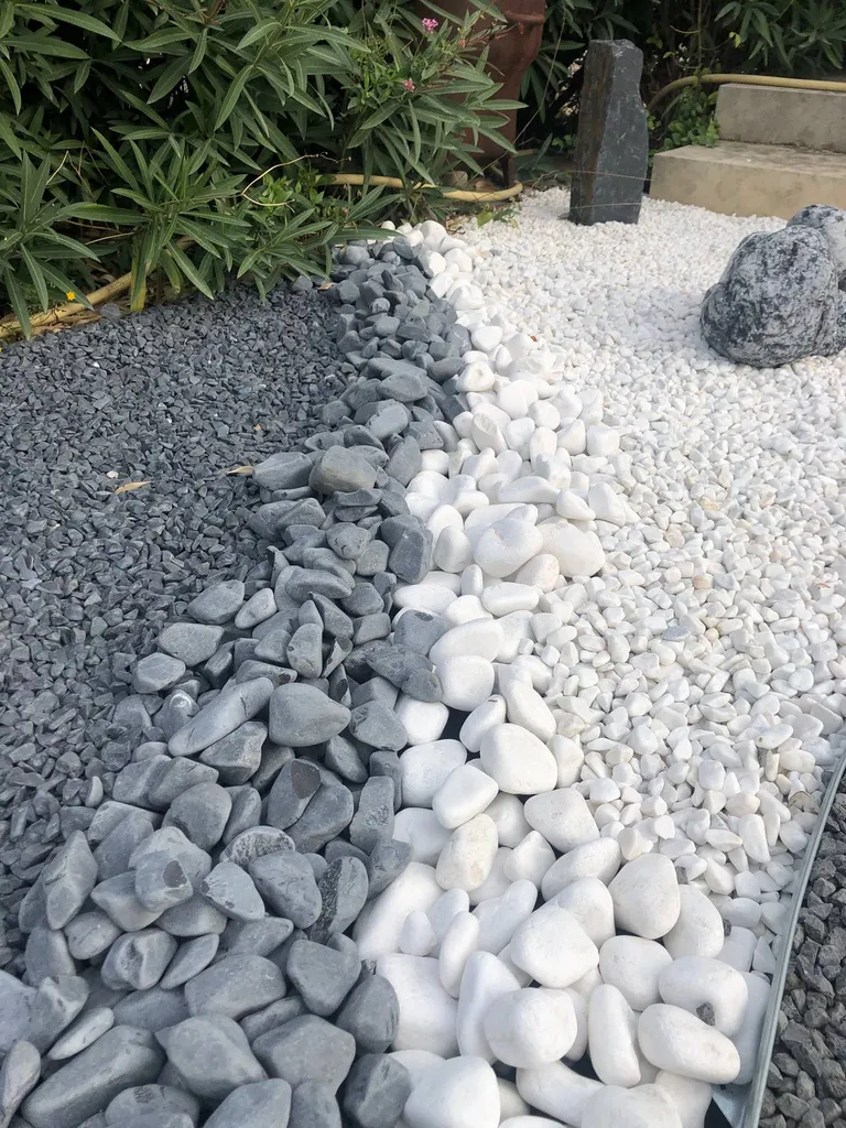 GALETS MARBRE BLANC PUR 