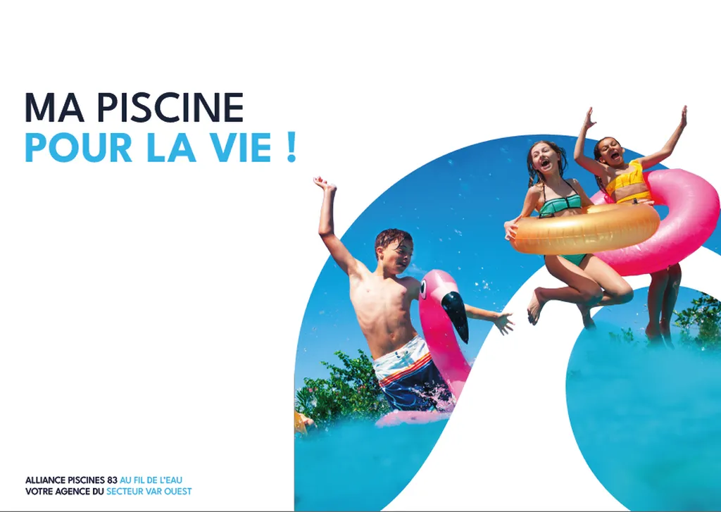 Page de couverture catalogue alliance piscines