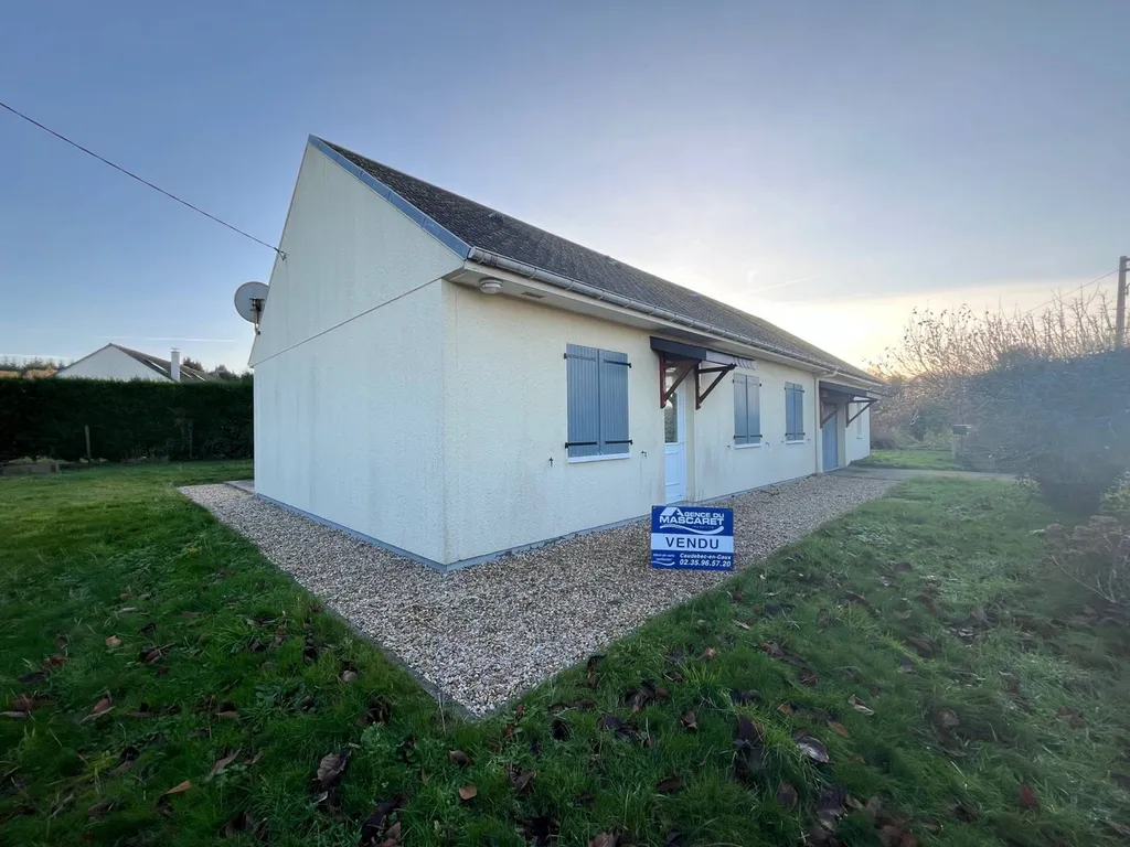 Maison de plain pied à vendre à St Nicolas de Bliquetuit - Proximité Pont de Brotonne - 3 chambres