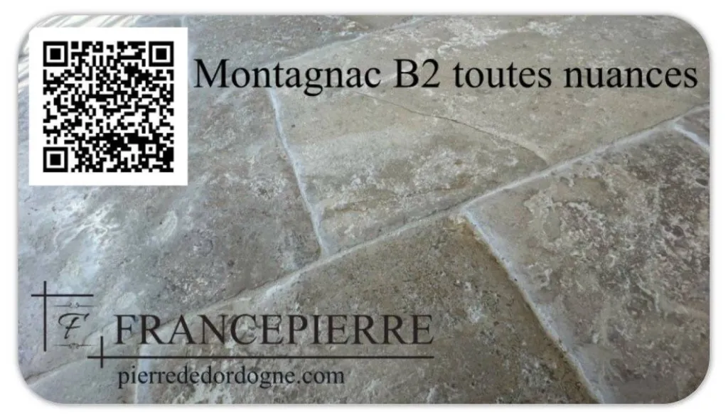Pierre de Montagnac d'Auberoche B2 toutes nuances - PIERRE DE DORDOGNE