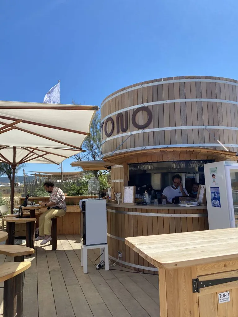 Installation restaurant LE TONO Ramatuelle Var