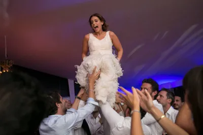 wedding party in provence