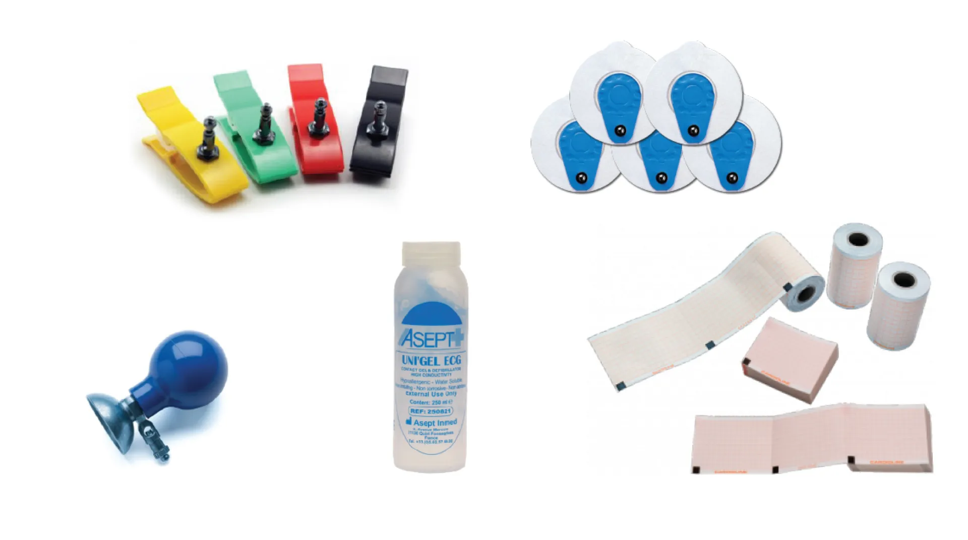 Fournisseur en consommables de cardiologie : électrodes ECG, papier thermique et gels de contact pour les professionnels de santé en Auvergne-Rhône-Alpes et PACA