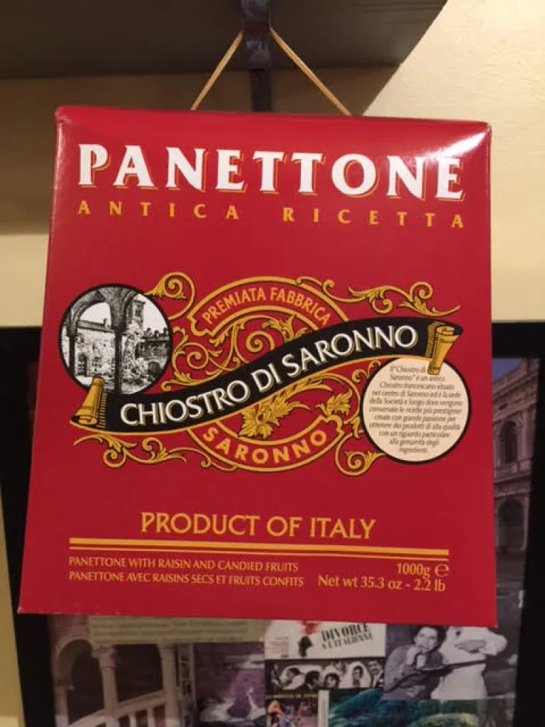 Panettone SARONNO brioche moelleuse aux fruits confits et raisins 1kg