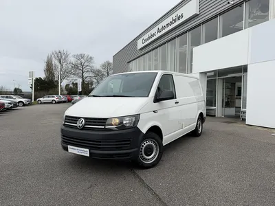 Vente utilitaire occasion Volkswagen Transporter Business Line diesel à prix attractif chez Caudebec Automobiles proche du Havre et de Rouen