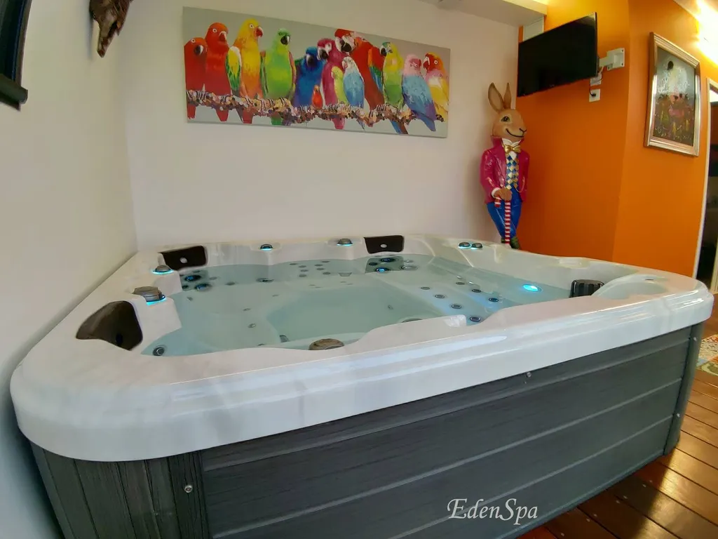 spa encastré véranda trets