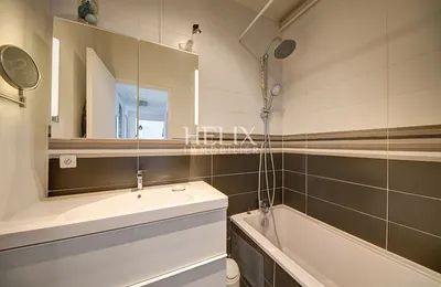 Magnifique 2 pièces au dernier étage avec balcon vue Seine