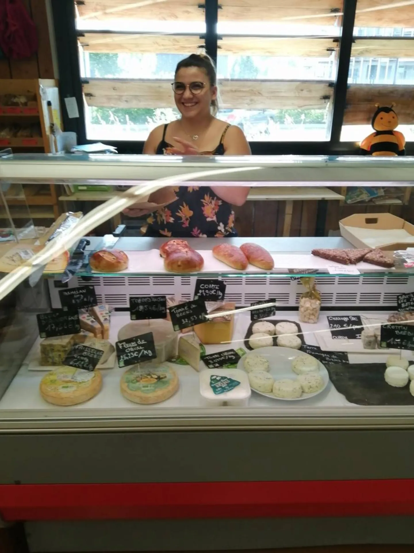 fromage bio à la coupe