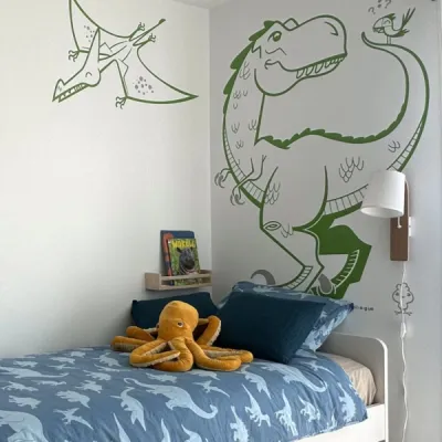 Chambre enfant personnalisée avec décoration contemporaine et pratique, par l’Atelier D. architecte d’intérieur à Bordeaux