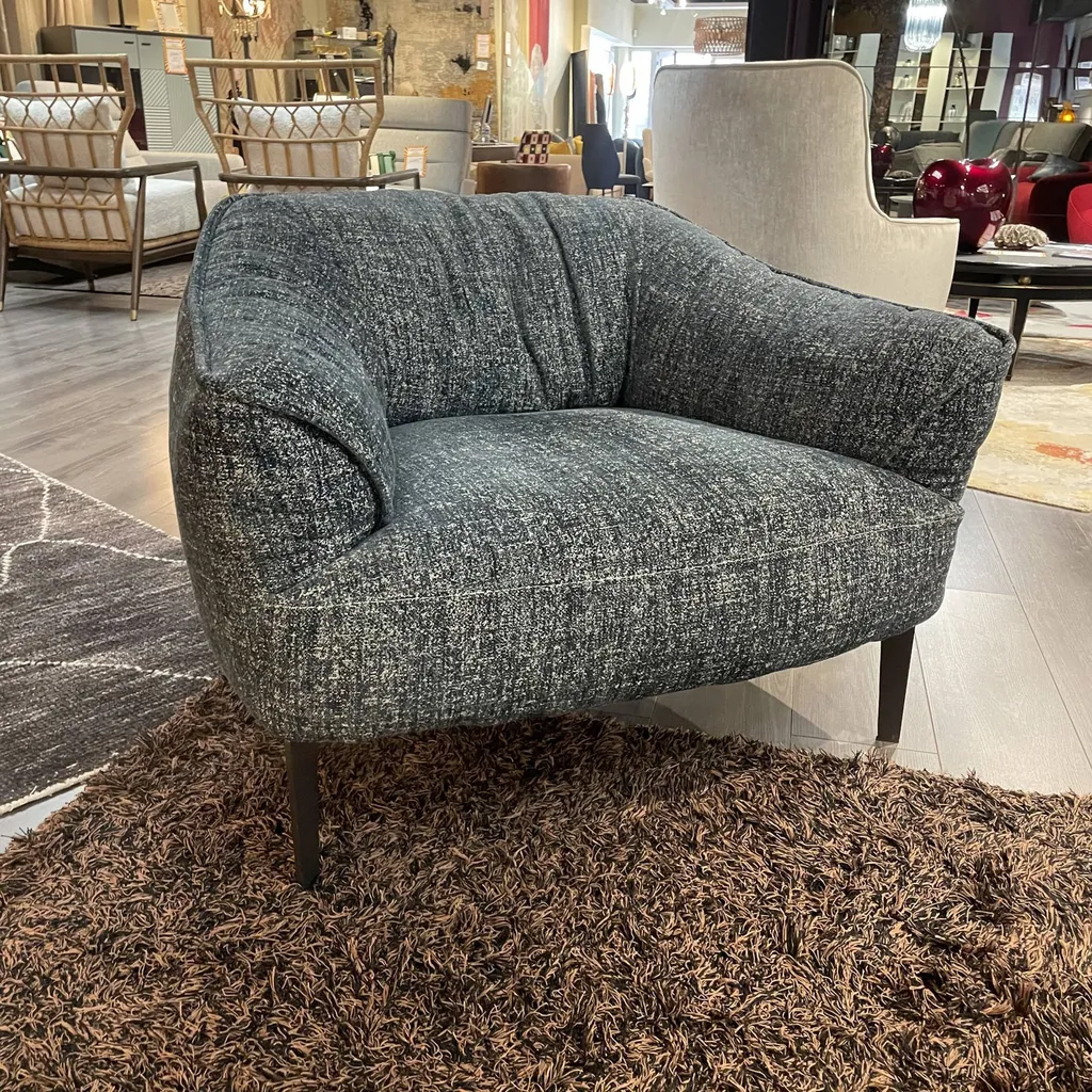 Fauteuil SIGMUND gris foncé en destockage