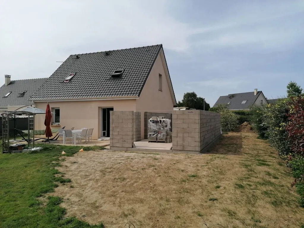 Extension d'une maison pour la création d'un salon et d'une chambre proche de Étretat 76
