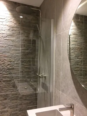 colonne de douche inox brossé