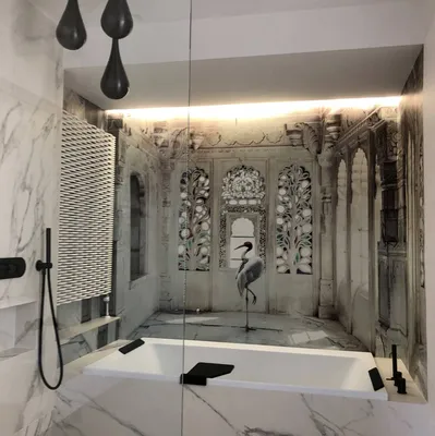 ensemble bain douche encastrée