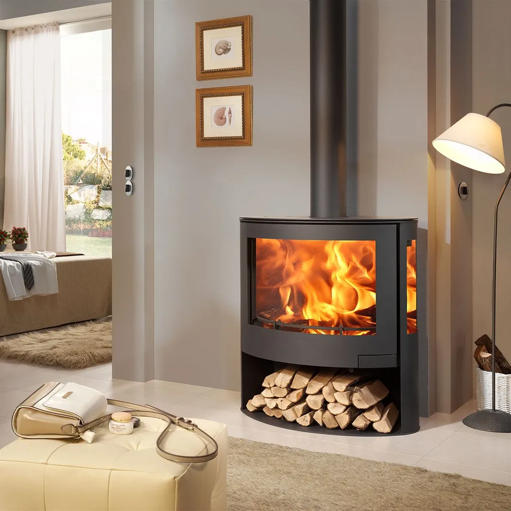 Poêle à bois installé à Trévoux pour améliorer le confort thermique et réduire les dépenses de chauffage