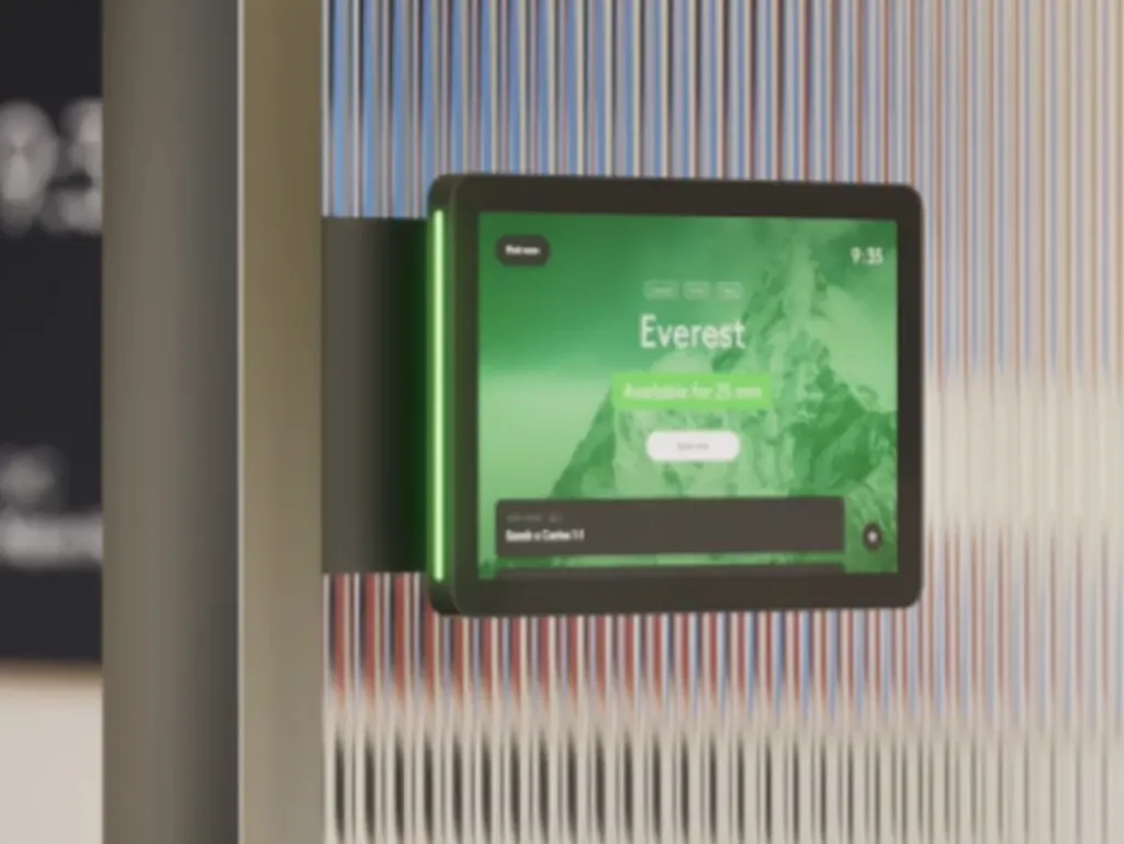 Système de réservation de salle Logitech Tap Scheduler AURA