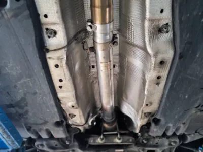 Installation downpipe deFAP Bypass/ Decata Milltek VW Polo GTI AW 2.0 TSI