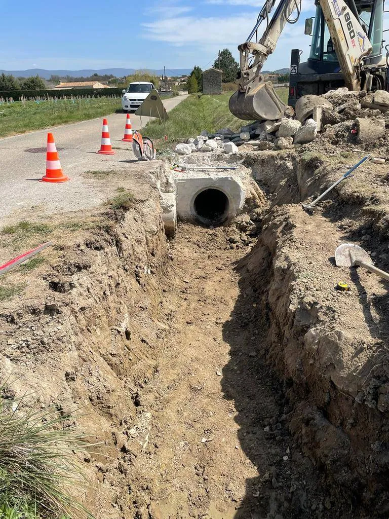 Rénovation de réseau pluvial pour la commune de Gordes