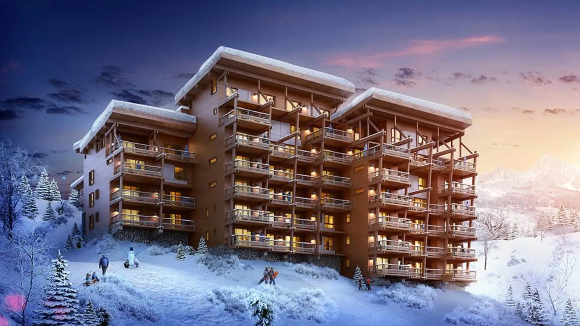 Appartement 4 duplex Domaine du Paradiski En résidence secondaire