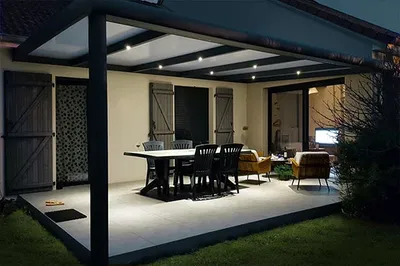 SPOT LED INTEGRE PERGOLA MFC
