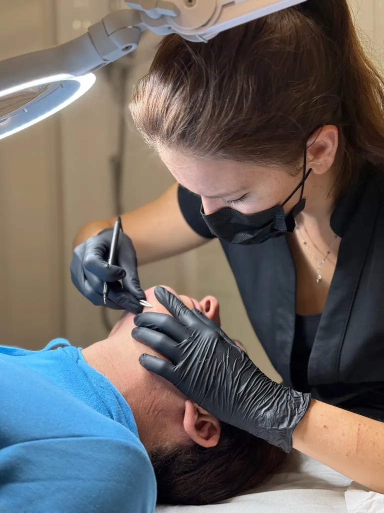 Séance d’électrolyse sur le visage à Roquevaire