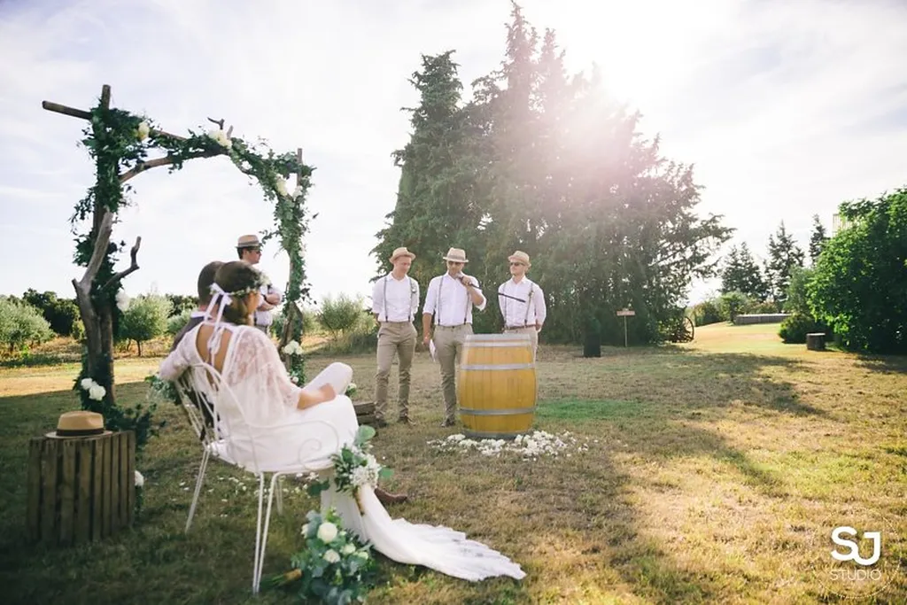 Consulter notre portfolio de décoration florale de mariage en Provence