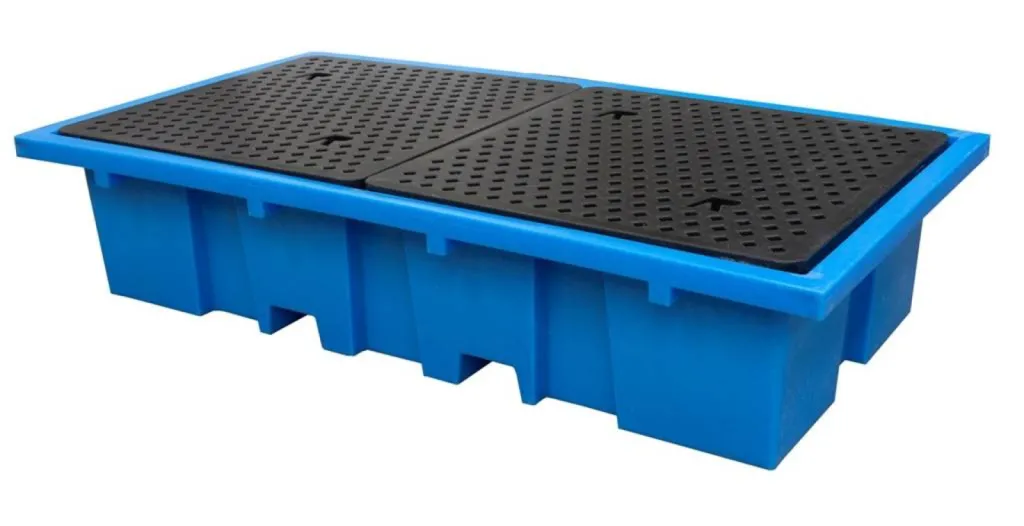 Bac de rétention en plastique de grande capacité pour la protection des sols et de l'environnement - Grenoble (38)